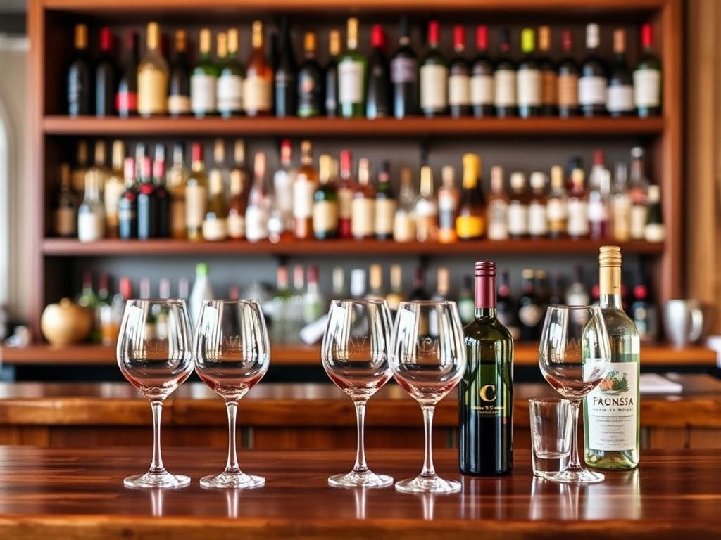 Бар, пробковый сбор и безалкогольная линия